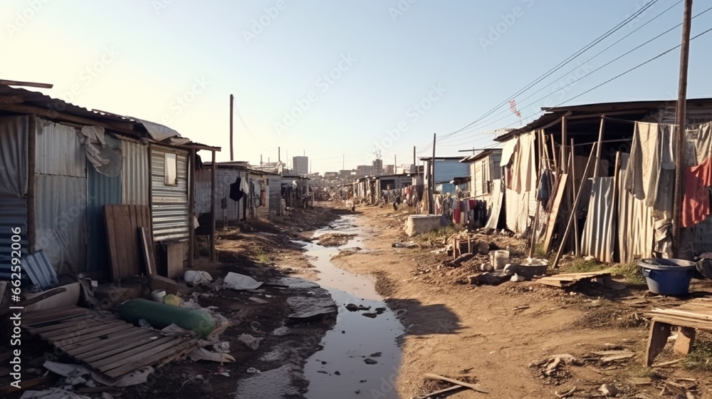 poverty in South African informal settlements.