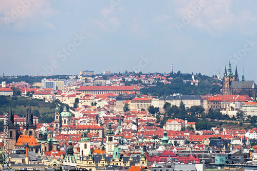 Cityscape of Prague old town