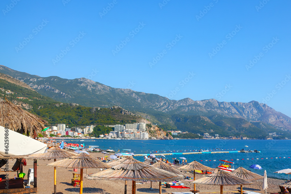 Beach in Budva Montenegro