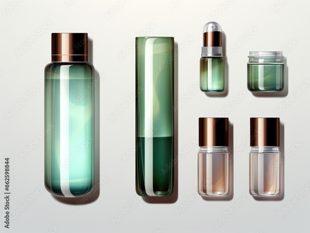 Bottle for cosmetic oil, tube for cream or gel mockup. Bottle for cosmetic oil, tube for cream or gel mockup.