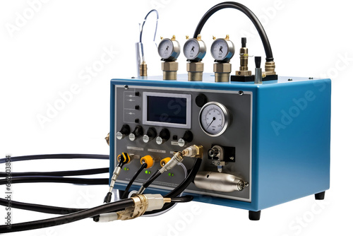 Precision Exhaust Gas Measurement Device Isolated on Transparent Background