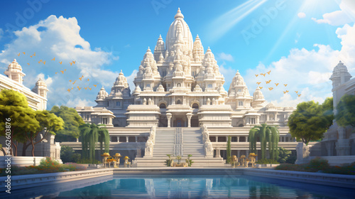 Big indian temple photo