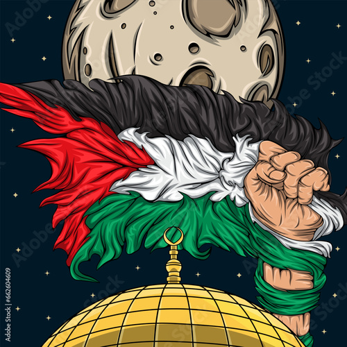Vector illustration design of Palestine