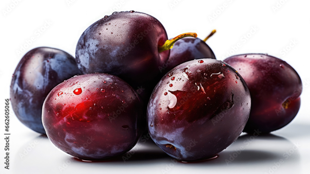 Obraz premium Dumplings Isolated on White Background