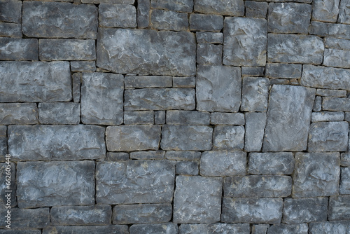 gray stone wall, weathered wall
