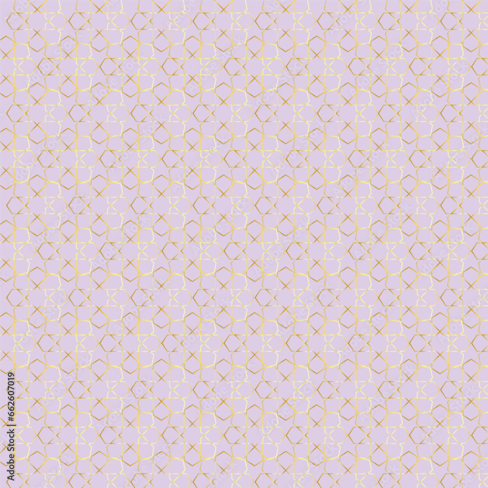 Background with seamless pattern in islamic style