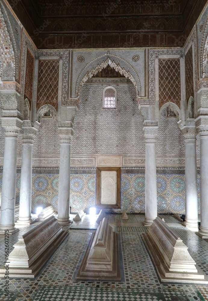 tombeaux des Saadiens à Marrakech Maroc