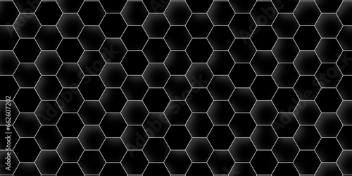 Abstract geometric hexagon black background.  black background. Modern Abstract vector illustration. Poster  wallpaper  Landing page. hexagon