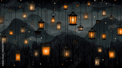 Glowing Halloween Lanterns