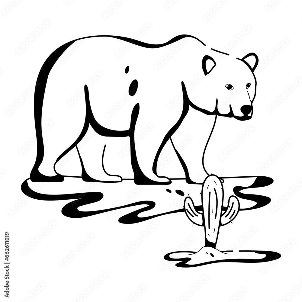 Fototapeta premium Gobi Bear