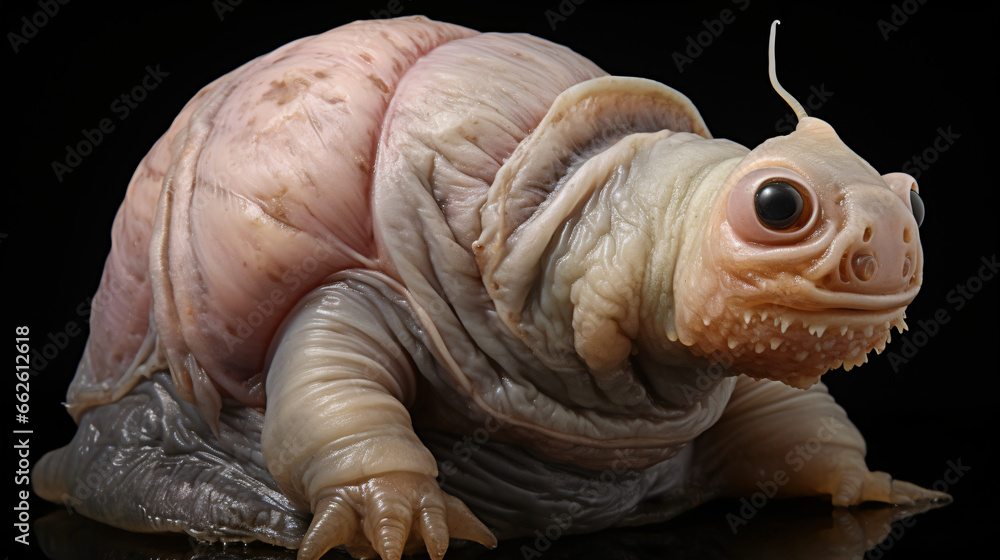 Realistic looking alien lifeform snail creature with dramatic lighting Realistic looking alien lifeform snail creature with dramatic lighting