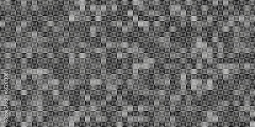 Dark black Geometric grid C...