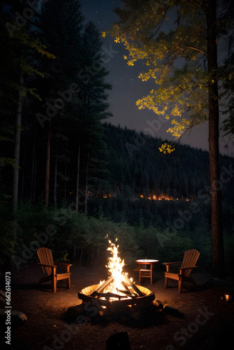 Enchanted Forest Campfire