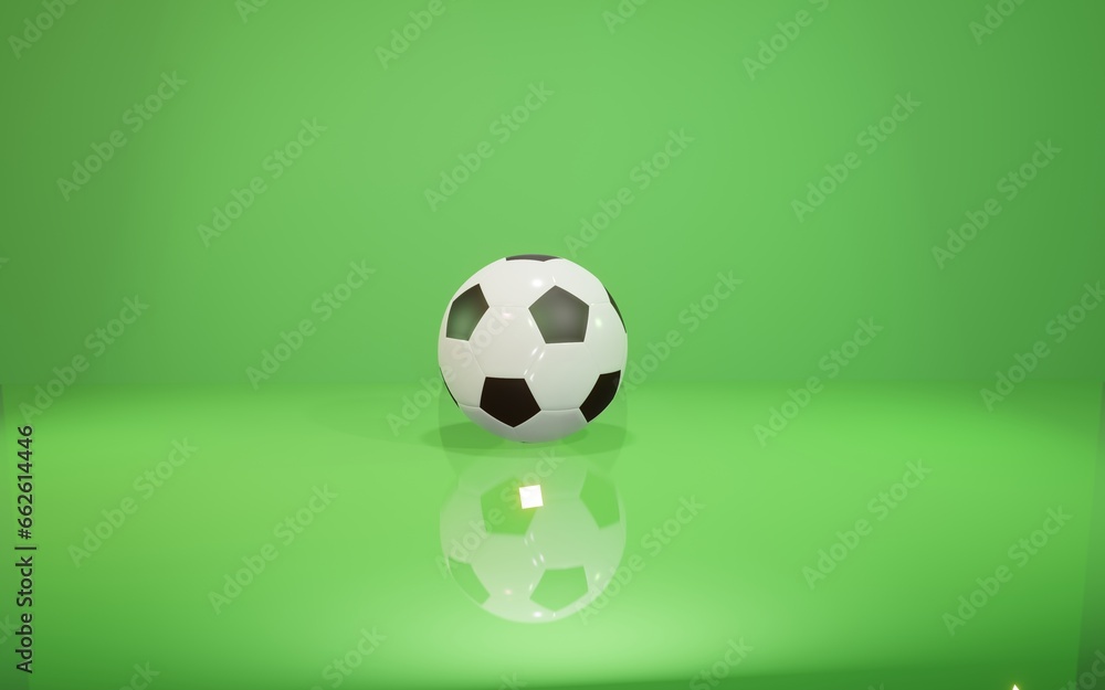 soccer ball on green grass soccer ball on green grass