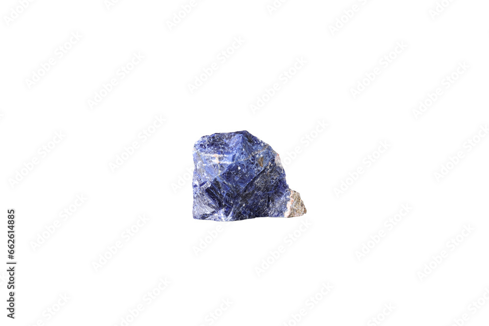 PNG, mineral sodalite, isolated on white background.