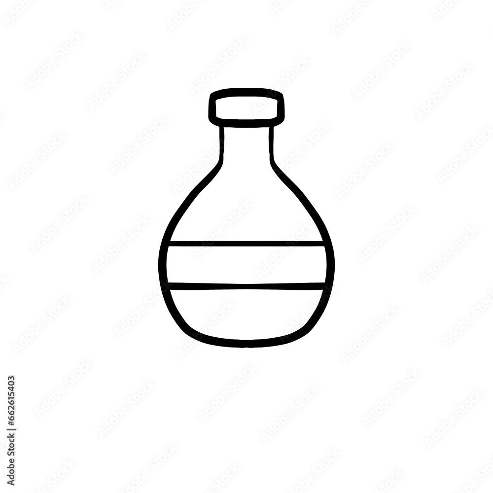 Bottle vector lineart icon Bottle vector lineart icon