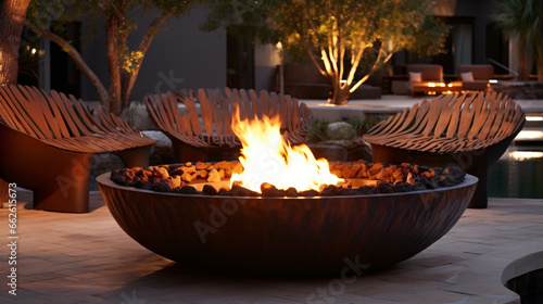 Fire pit outdoor