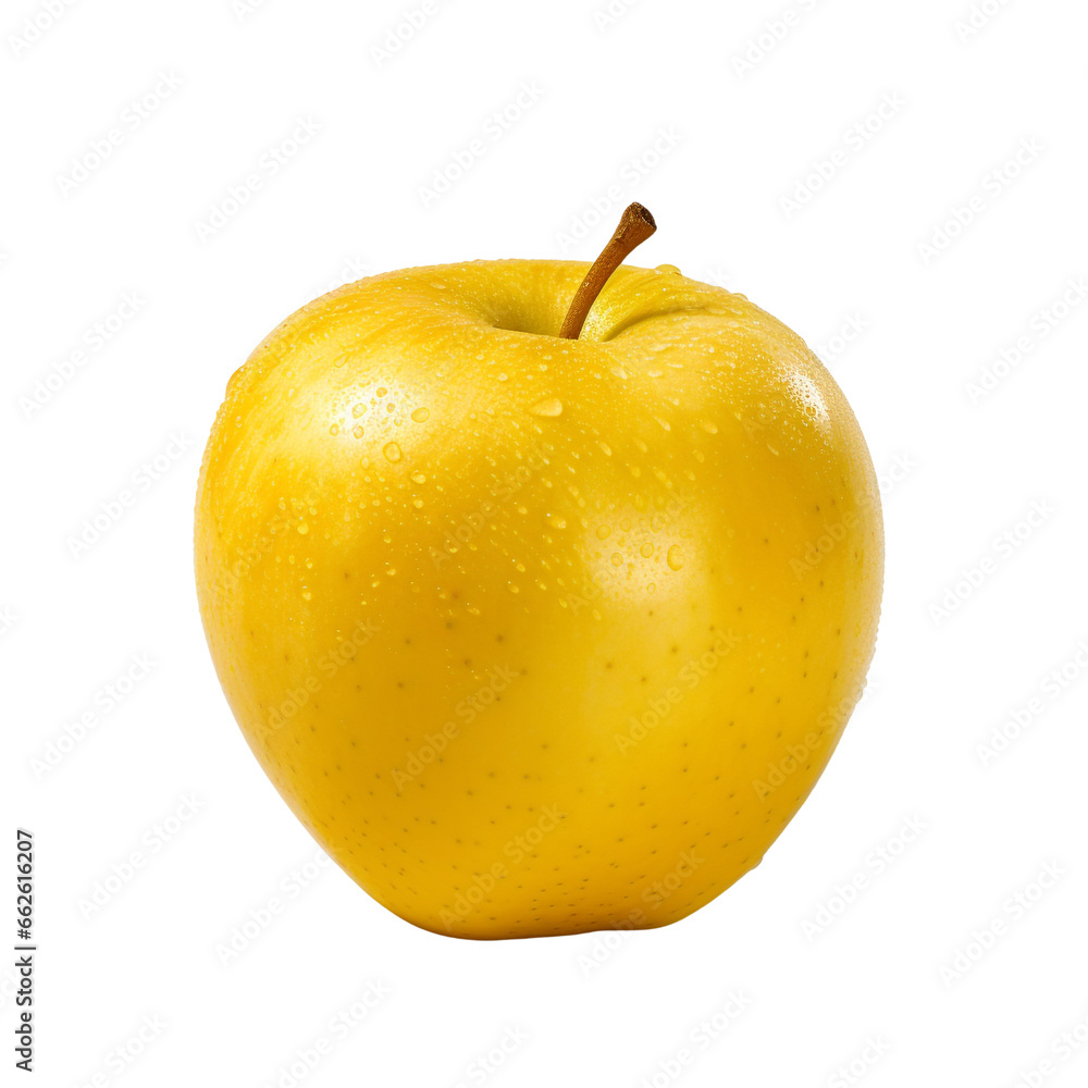 Yellow apple clip art