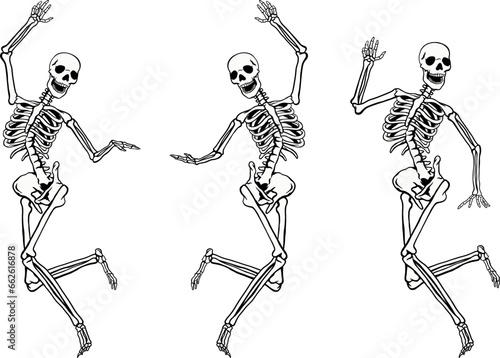 Dancing skeleton