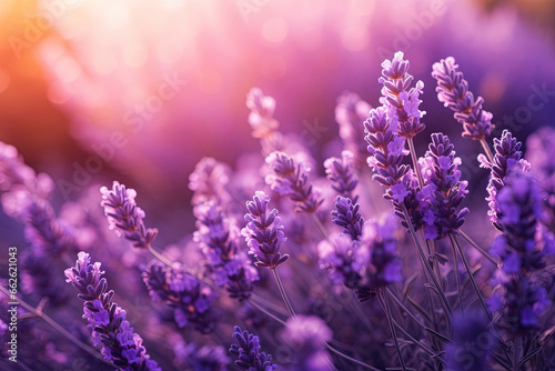 Lavender summer background photo