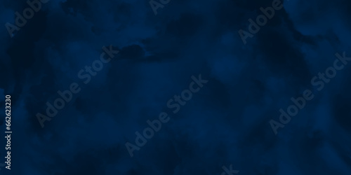 Dark Blue Background. Dark Blue Watercolor Background. Navy Blue Watercolor and Paper Texture. © Aquarium