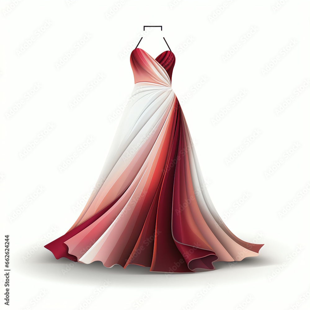 Professional Dress Vector on White Background Professional Dress Vector on White Background