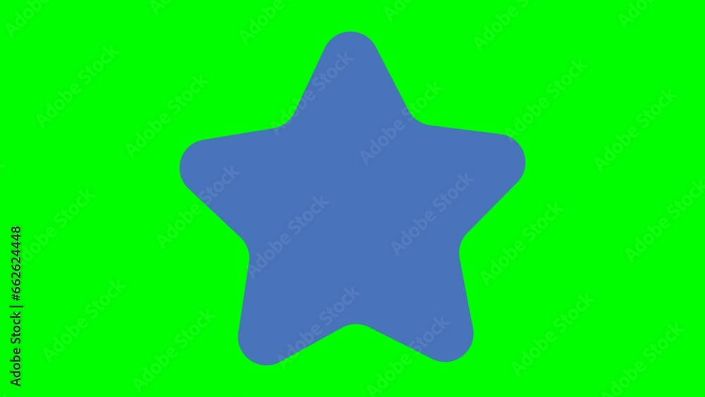 animation of blue stars from small to large animation of blue stars from small to large