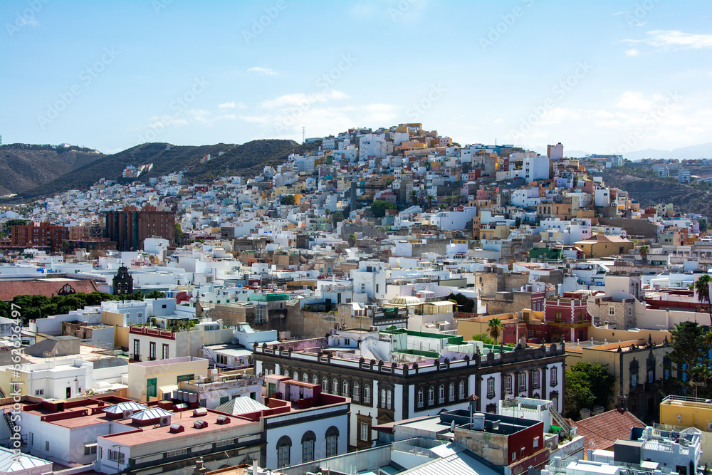 Las Palmas city in Gran Canaria, Spain