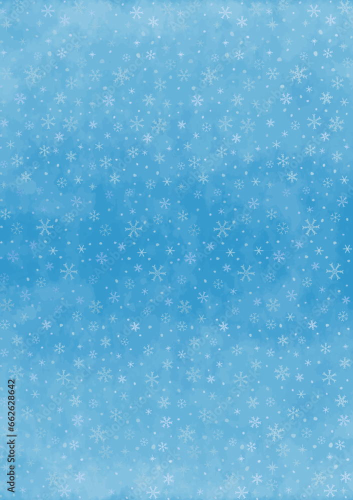 綺麗な雪の結晶の背景イラスト 綺麗な雪の結晶の背景イラスト