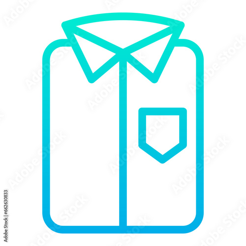 Outline Gradient Shirt icon