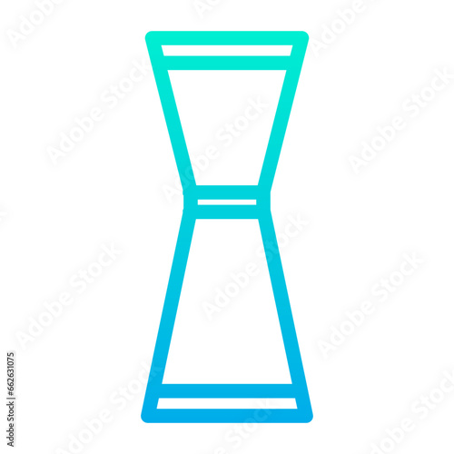 Outline gradient Jigger icon