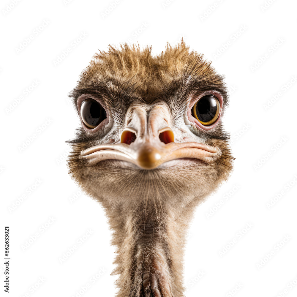 Ostrich Face Shot