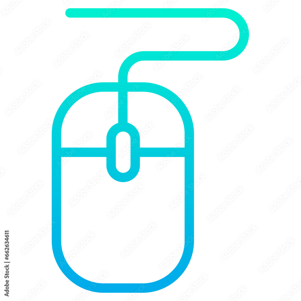 Outline Gradient Mouse icon Outline Gradient Mouse icon