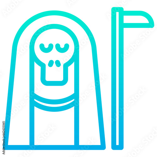 Outline Gradient Reaper icon