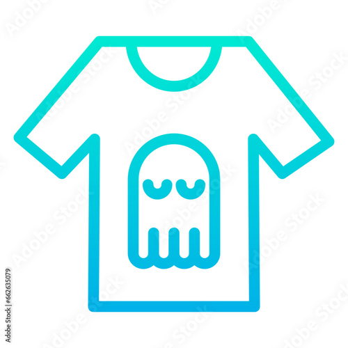 Outline Gradient Shirt icon