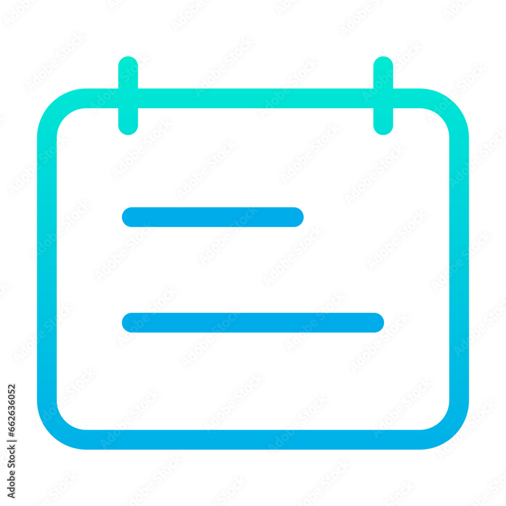 Outline Gradient Date icon Outline Gradient Date icon