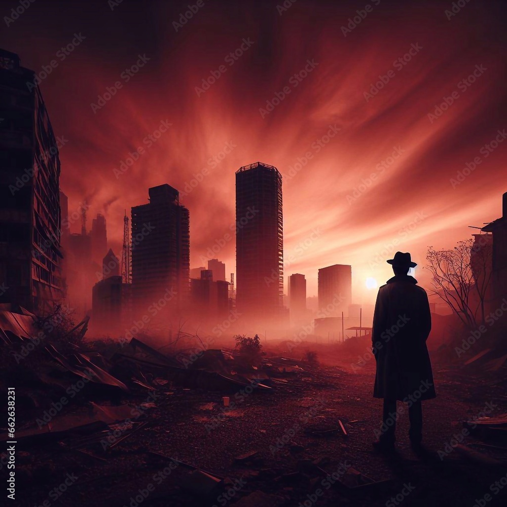 Fototapeta premium the abandon city