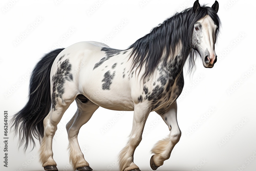 Obraz premium horse isolated on white background