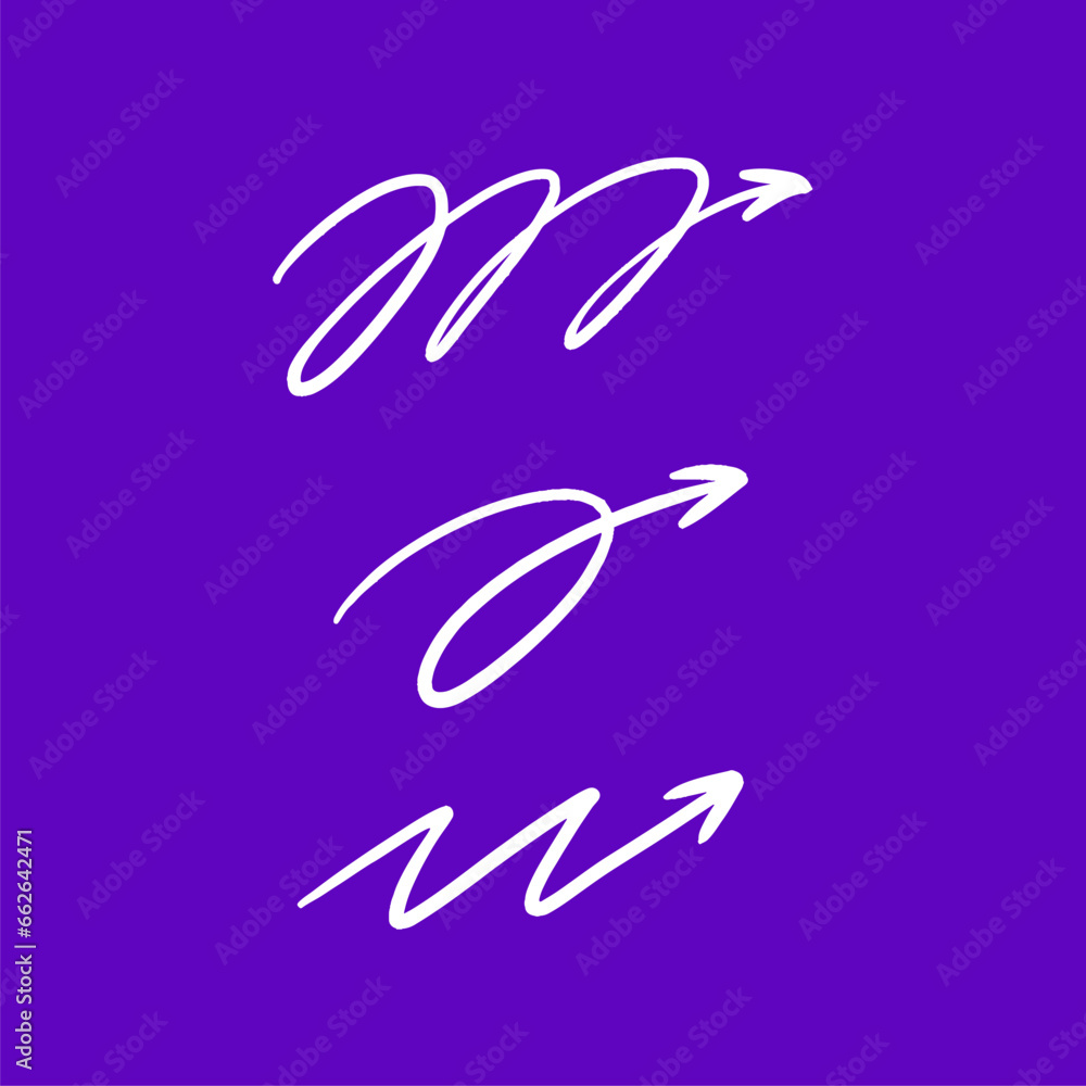 Free vector hand drawn arrow set, Hand drawn creative arrow line art ...