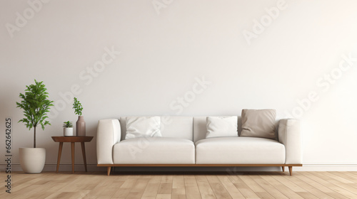 View of living room with sofa