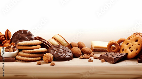 biscotti collage Stock Photo 