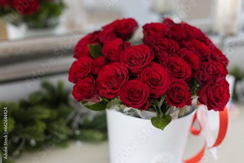 Timeless Beauty  Red Roses in a Classic Bouquet