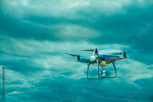 Fototapeta Naklejka Na Ścianę i Meble -  drone in flight