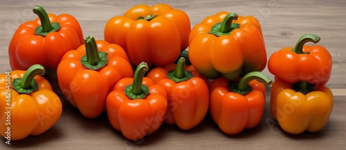 red and yellow peppers
