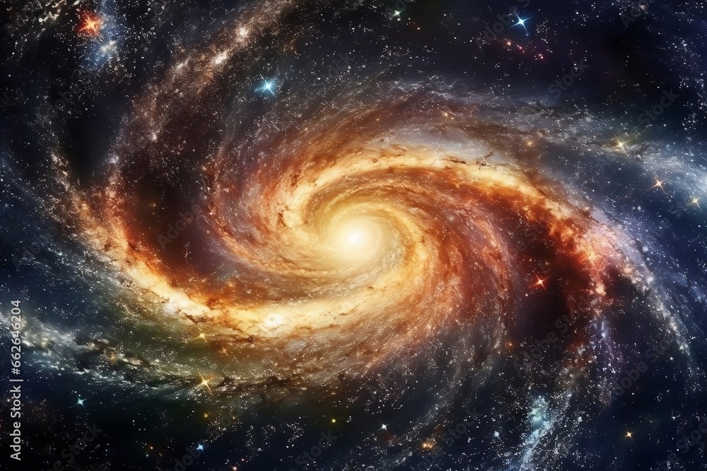 Fototapeta premium Spiral Galaxy in the Universe
