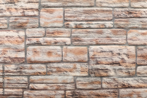 Exterior stone brick Wall, brick wall texture background. Old vintage brick wall pattern
