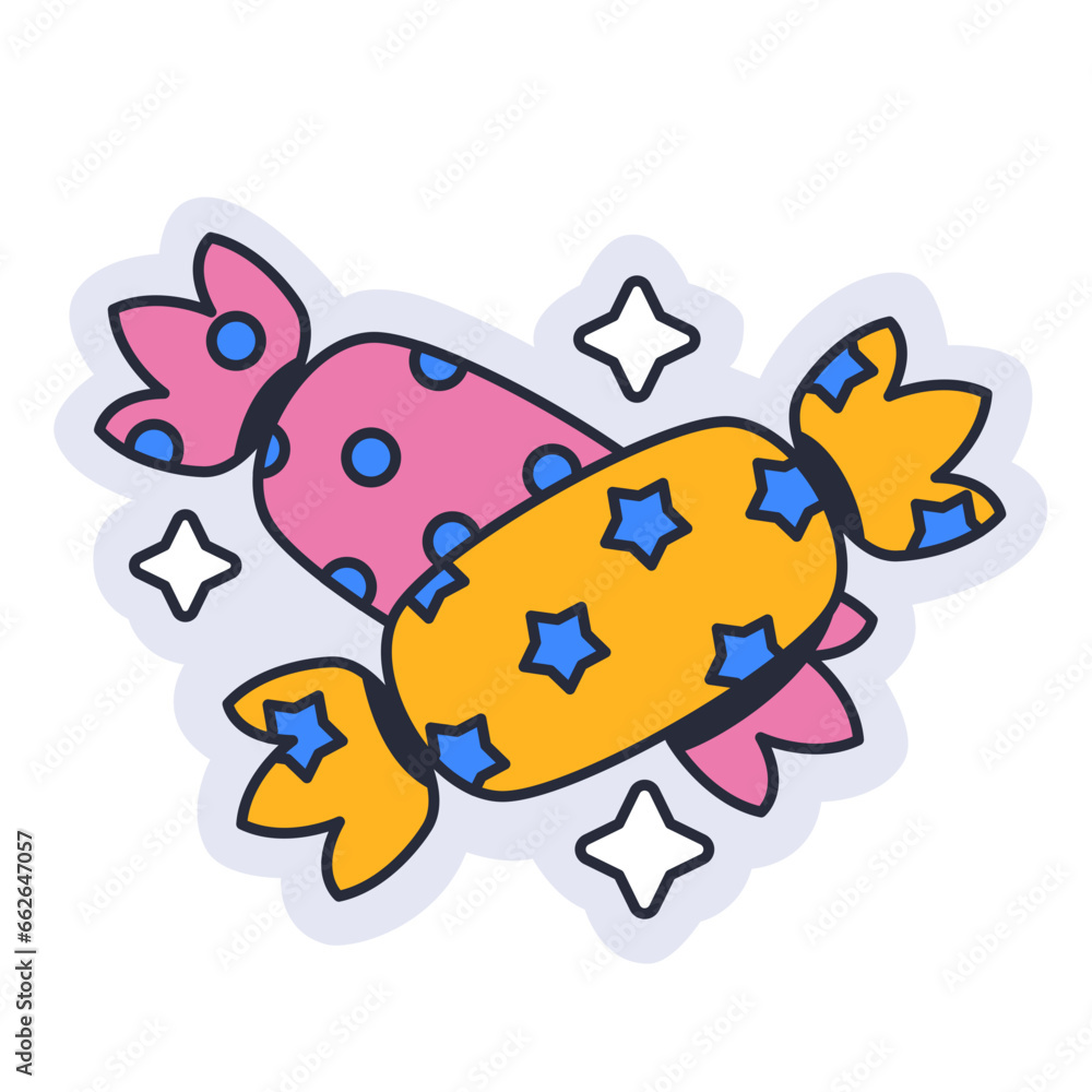 birthday sweet candy sticker birthday sweet candy sticker