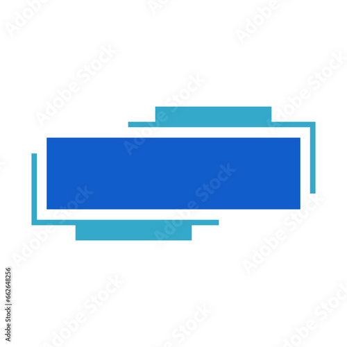 blue tech title bar
