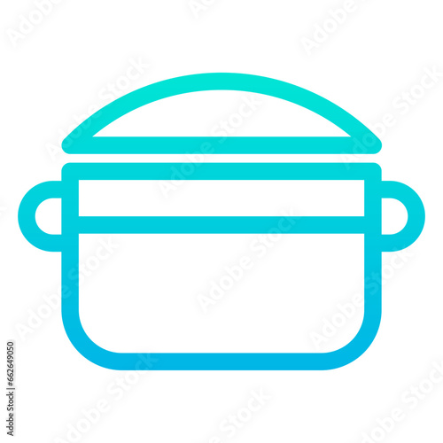 Outline Gradient Cooker icon