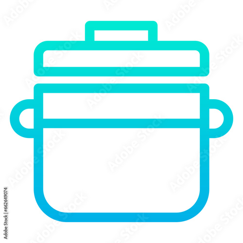 Outline Gradient Cooker icon